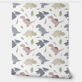 Niedliche Pastel Dinosaurier Geschlecht Neutrales  Tapete
