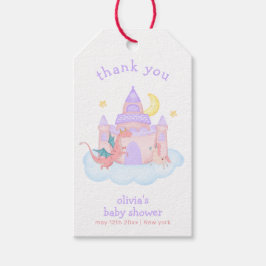 Niedliche Pastel Fairytale Dragon Unicorn Kinderdu Geschenkanhänger