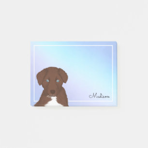 Niedliche Pastel Ombre Red Bi Aussie Name Postit N Post-it Klebezettel