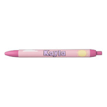 Niedliche Pastel Pink Name Clouds Schule Student