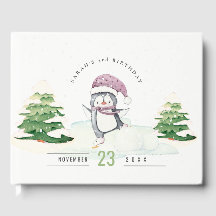 Niedliche Pastel Winter Pinguin Kinder jeden Alter