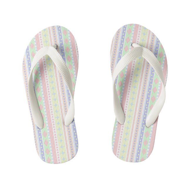 Niedliche Pastell Baby Print Kinderbadesandalen (Fußbett)