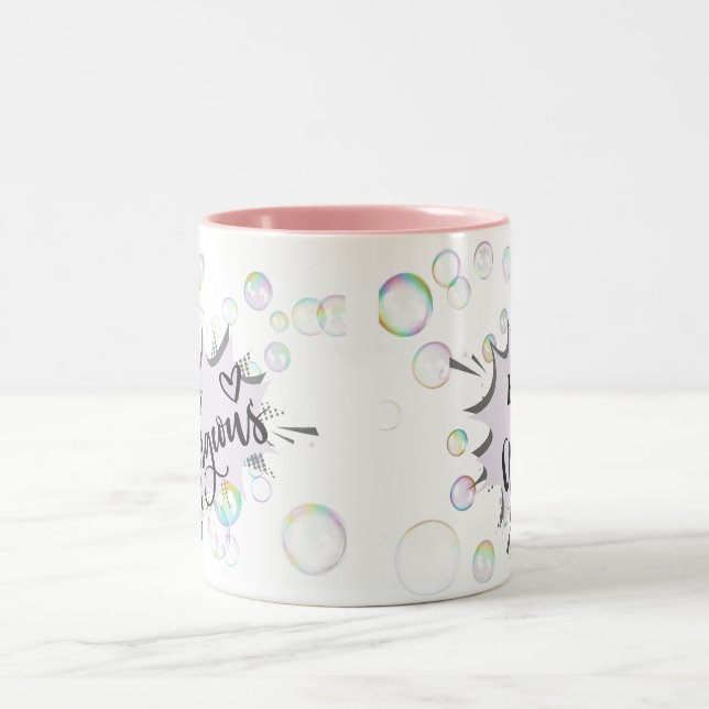 Niedliche Pastellblase hey herrliche Tasse (Mittel)