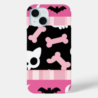 Niedliche Pastelle Goth Halloween Katze & Bat Case-Mate iPhone Hülle
