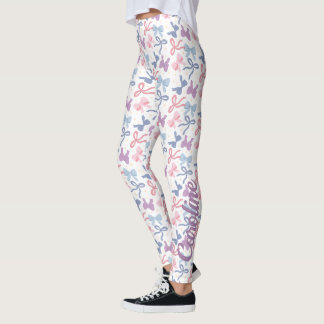 Niedliche Pastellfarben Muster, rosa, Lila blau Leggings