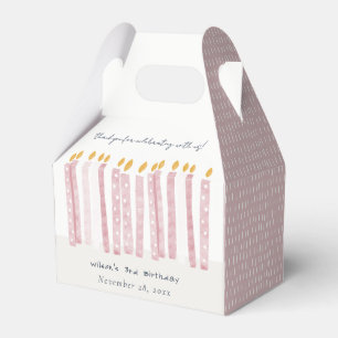 Niedliche Pastellfarben Pink Aquarell Geburtstagsk Geschenkschachtel