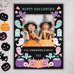 Niedliche Pastellfarben zwischen Fotokarte Postkarte<br><div class="desc">Set für Ihr charmantes,  sprichwörtliches Soirée mit Einladungen mit unwiderstehlich niedlichen Geistern,  die vor einem schwarzen Hintergrund schwebend und eine reizvolle Halloween-Feier versprechen</div>