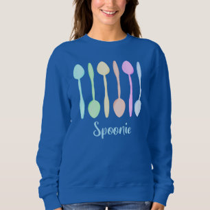 Niedliche Pastellöffel "Spoonie" Sweatshirt