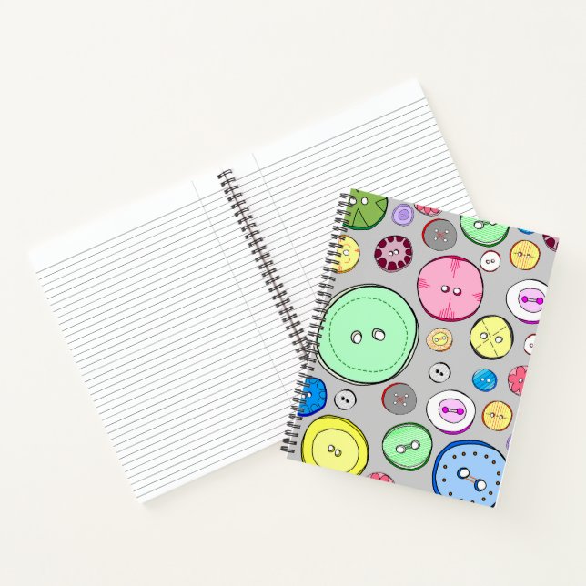 Niedliche Pasteltasten Notizbuch (Innenseite)
