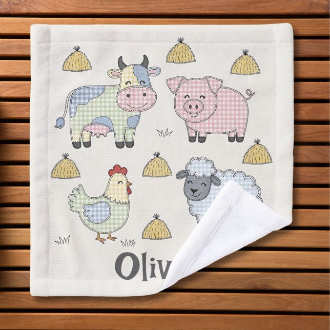 Niedliche Patchwork-Zuchttiere Waschlappen (Von Creator hochgeladen)
