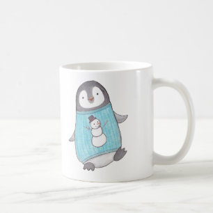 Niedliche Penguin-Tasselustige glückliche Tasse