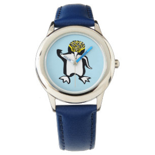 Niedliche PENGUIN - Wildnis - Ocean Blue watch Armbanduhr