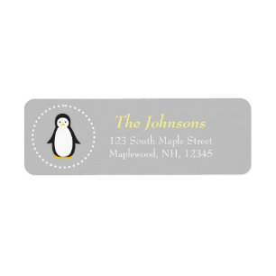 niedliche PenguinAdressen-Etiketten