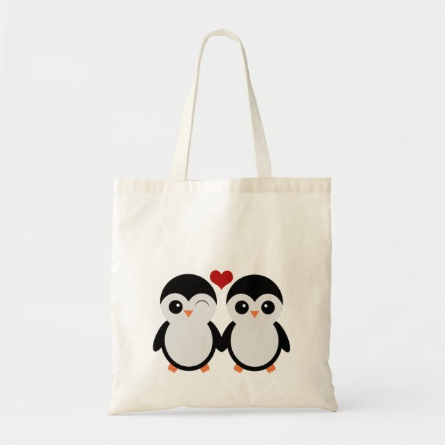 Niedliche Penguins-Taschentasche Tragetasche (Vorne)