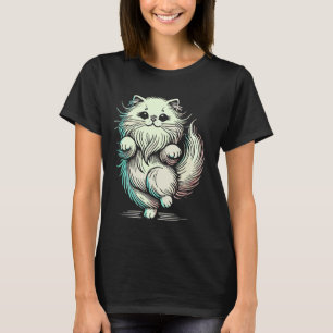 Niedliche persische Katze T-Shirt