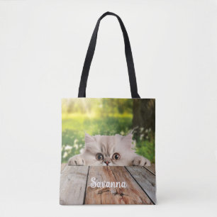 Niedliche Persische Peeking-Katze