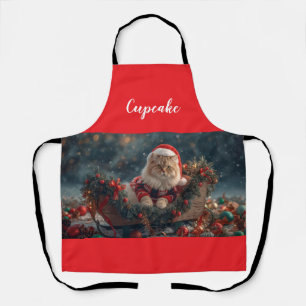 Niedliche persische Weihnachtszeit Personalisiert Schürze