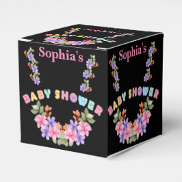 Niedliche Personalisierte Babydusche Geschenkschachtel