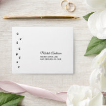 Niedliche Personalisierte Begleiter Hochzeit RSVP