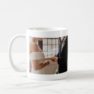 Niedliche Personalisierte Custom Family Zwei FotoC Kaffeetasse