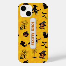 Niedliche Personalisierte Halloween-Silhouette Case-Mate iPhone 14 Hülle