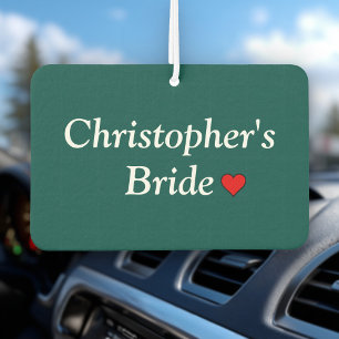 Niedliche Personalisierte Hochzeit Autolufterfrischer