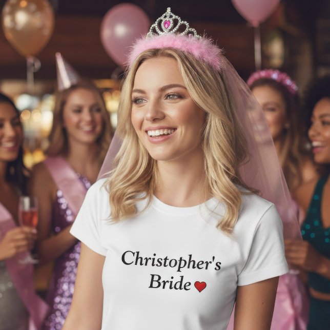 Niedliche Personalisierte Hochzeit T-Shirt (Von Creator hochgeladen)