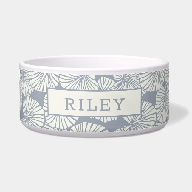 Niedliche personalisierte Hundewasser-Schüssel Napf (Vorderseite)