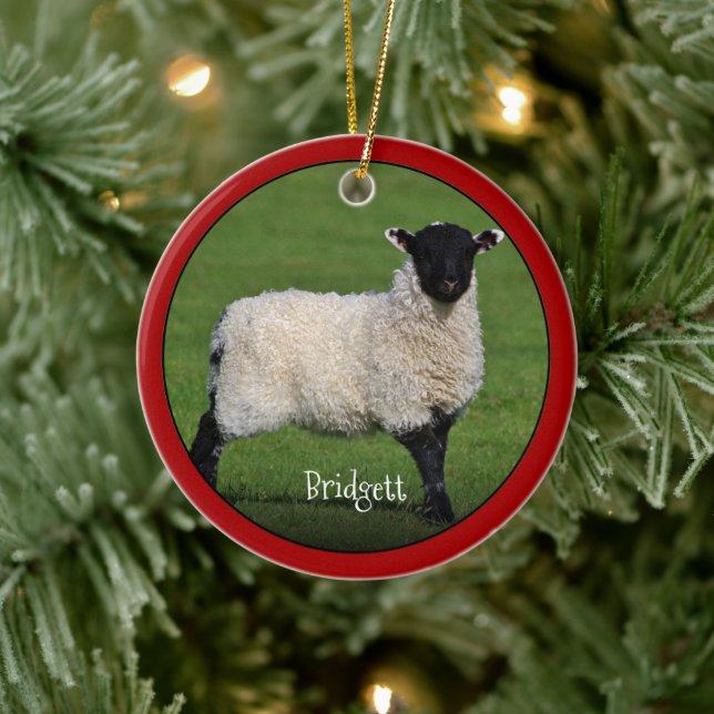 Niedliche Personalisierte Keramik Ornament (Baum)