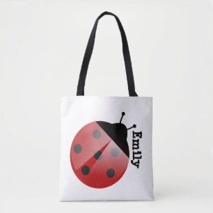 Niedliche Personalisierte Ladybug auf der White To