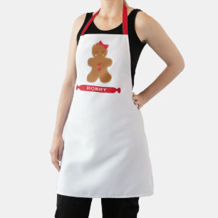 Niedliche Personalisierte Mommy Weihnachten Schürze