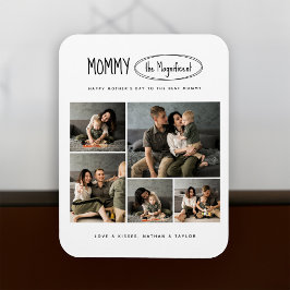 Niedliche Personalisierte Mütter Tag Familie Foto Magnet