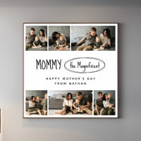 Niedliche Personalisierte Mütter Tag Familie Foto