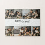 Niedliche Personalisierte Mütter Tag Familie Foto Puzzle<br><div class="desc">Feiern Sie Mama mit einem Heartfelt Foto Puzzle Sie kann Schatz für immer Dieses zauberhafte Puzzle am Muttertag ist mehr als nur ein Spiel - es ist ein personalisiertes Portrait Ihrer Liebe für Mama. Mit dem spielerischen Text "Mommy the Magnificent" lasse dieses Puzzle Ihnen, Ihr Lieblings-Foto zu präsentieren und so...</div>
