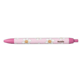 Niedliche Personalisierte rosa Blume Kugelschreiber