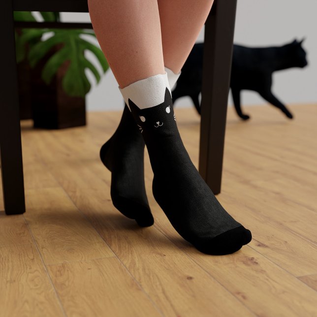 Niedliche Personalisierte Socken der Katzenkatze (Von Creator hochgeladen)