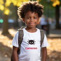 Niedliche Personalisierte Spinne mit Namen