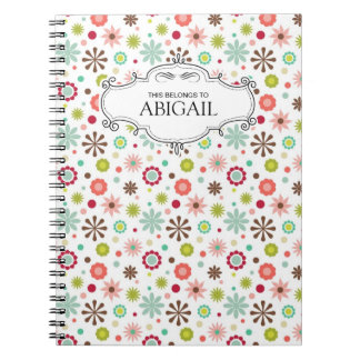 Niedliche Personalisierte Spiral-Bound-Notebooks Notizblock