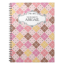 Niedliche Personalisierte Spiral-Bound-Notebooks Notizblock