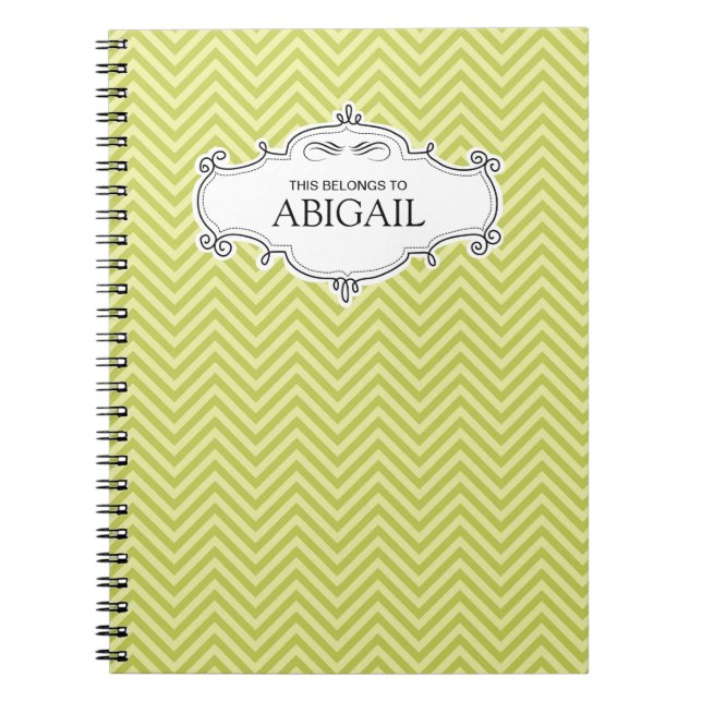 Niedliche Personalisierte Spiral-Bound-Notebooks Notizblock (Vorderseite)