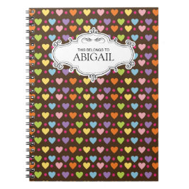 Niedliche Personalisierte Spiral-Bound-Notebooks Notizblock