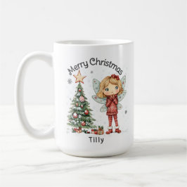 Niedliche Personalisierte Weihnachtsmesse und -bau Kaffeetasse
