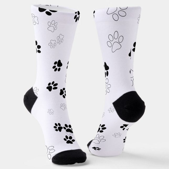Niedliche Pet-Drucke Socken (Gewinkelt)