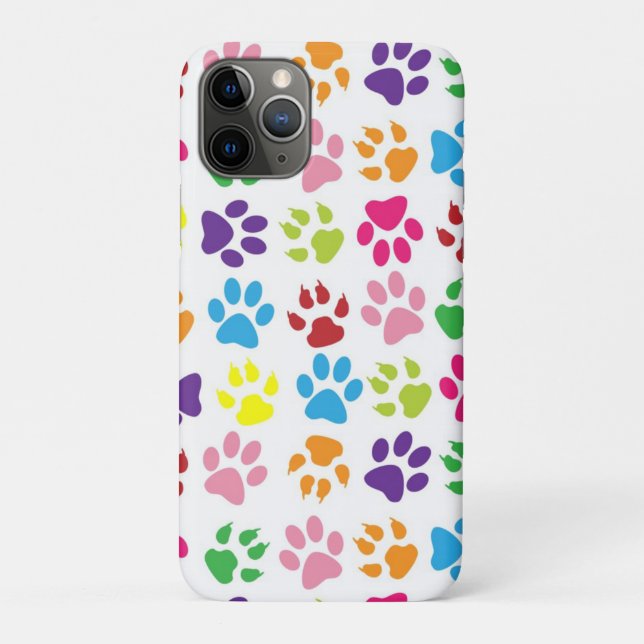 Niedliche Pet Paws Druckmuster Case-Mate iPhone Hülle (Rückseite)
