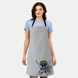 Niedliche Pfauenspinne Digitale Kunst Schürze