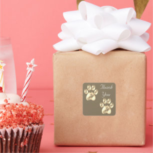 Niedliche Pfeile auf dem Dankeschön Square Sticker