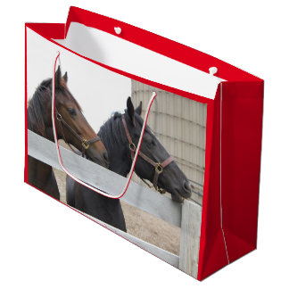 Niedliche Pferde im Betrieb, Große Geschenktüte