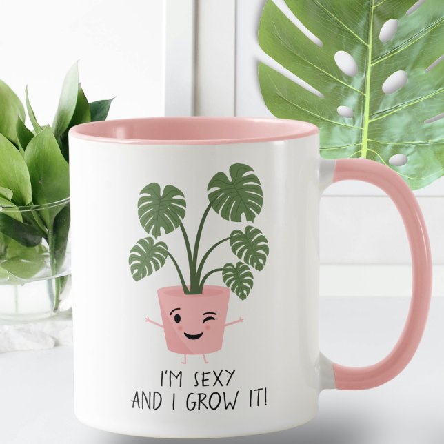 Niedliche Pflanze Lover ich bin sexy und ich zücht Tasse (Von Creator hochgeladen)