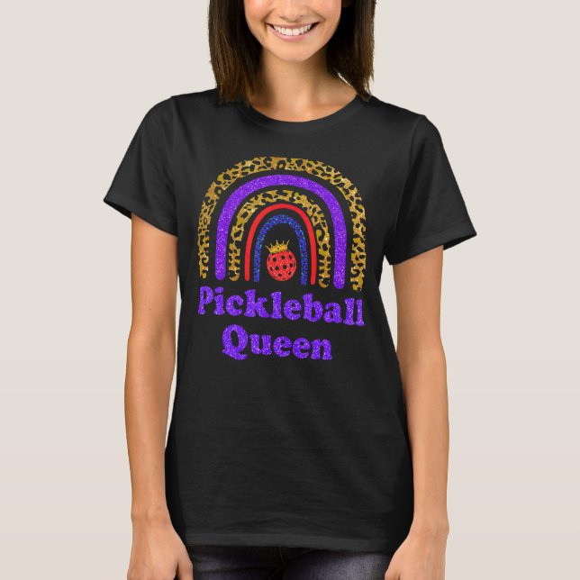 Niedliche Pickleball Queen for Women I Liebe Pickl T-Shirt (Vorderseite)