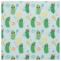 Niedliche Pickles spielen Pickleball